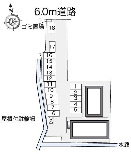 プロスペリテA(41161)の駐車配置図