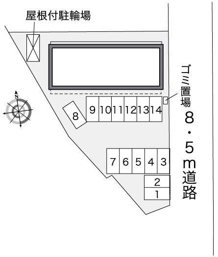 ティアラ(42239)の駐車配置図