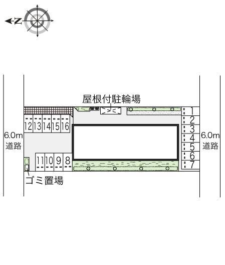 アモローザ(46826)の駐車配置図