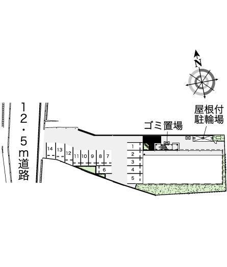 千田(43294)の駐車配置図