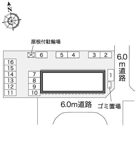 キャッツ アイⅡ(40523)の駐車配置図