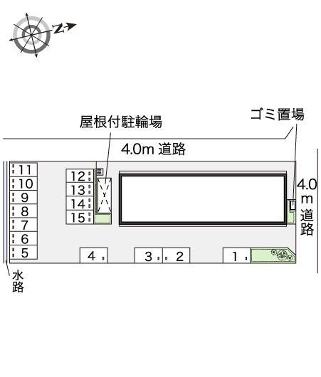 ビブレアム(46919)の駐車配置図
