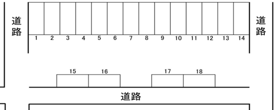 156駐車場の駐車配置図