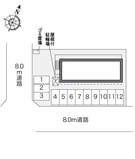 アーク(32890)の駐車配置図