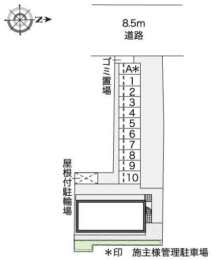 上町(44990)の駐車配置図