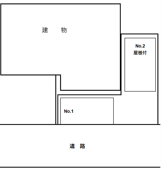 杉山駐車場(251)の駐車配置図