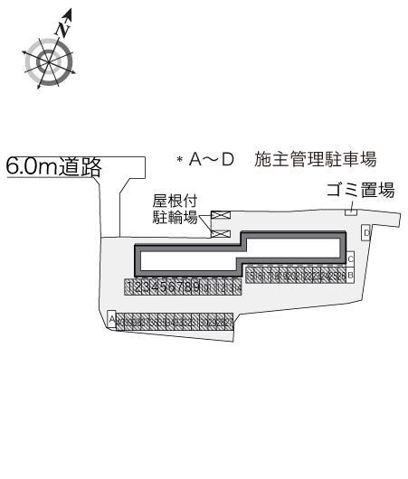 Assurance凜(32731)の駐車配置図