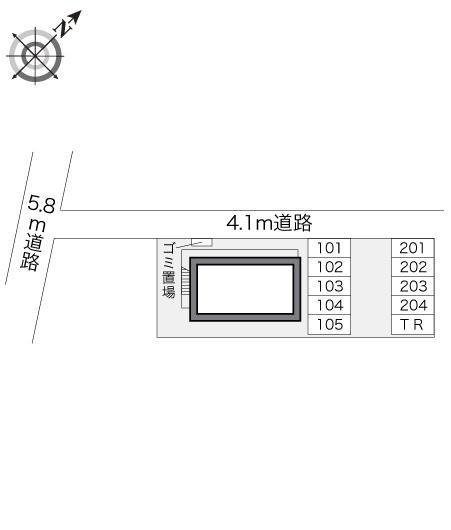 花見(11833)の駐車配置図
