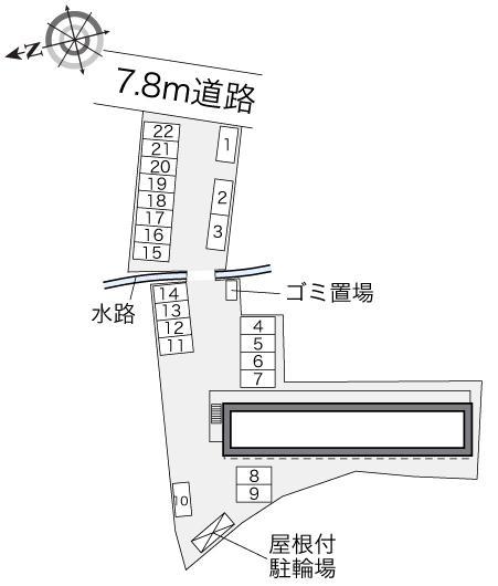 隼Ⅱ(32871)の駐車配置図