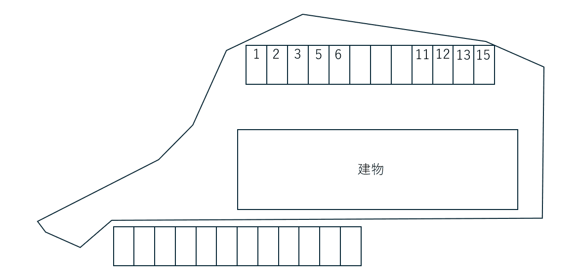 ポルト・プレジールの駐車配置図