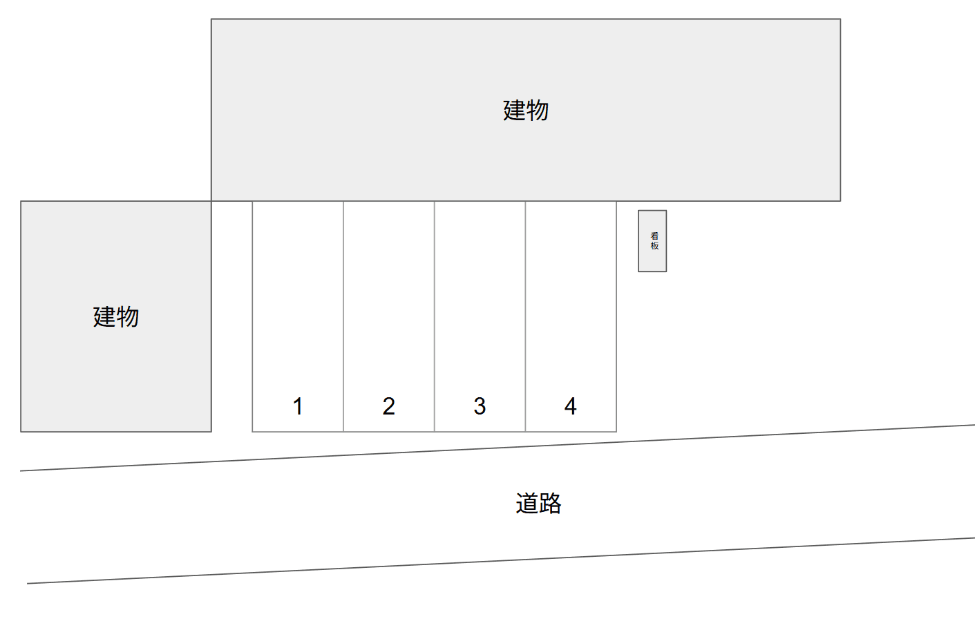 エイブルパーキング堀江4丁目第2 の駐車配置図