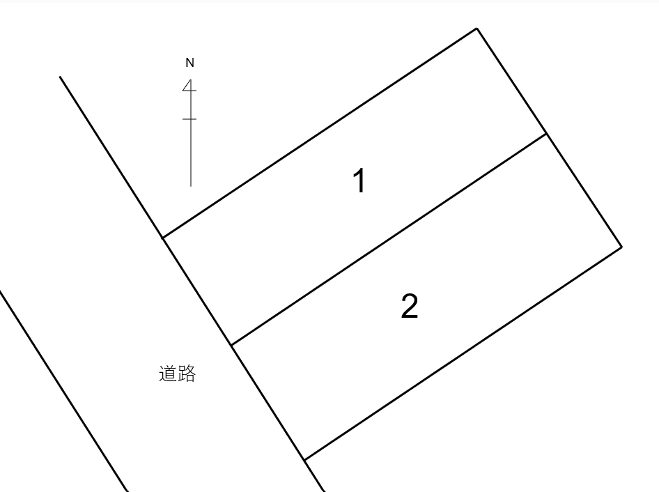 藤岡駐車場の駐車配置図