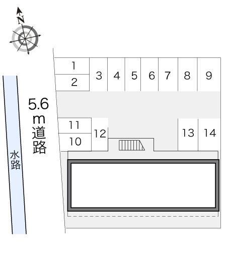 サニーホームズ3(14639)の駐車配置図