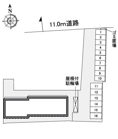 アルホップ(41190)の駐車配置図