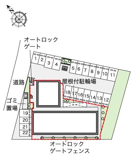 ルミエール西白井(42659)の駐車配置図