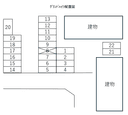 グランドハイツ駐車場(5.6.7~12)の駐車場