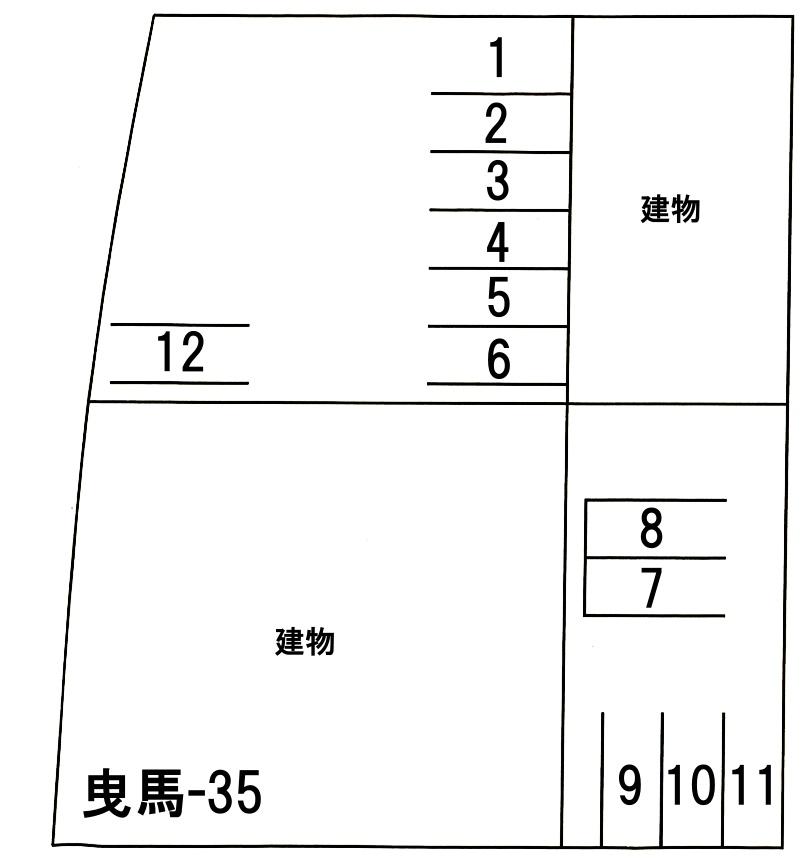 曳馬-35の駐車配置図