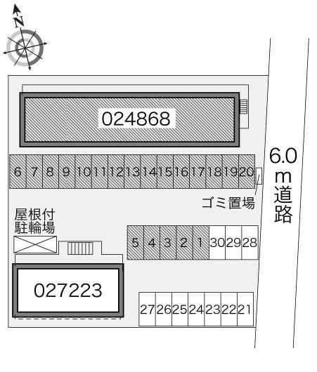 レインボー(24868)の駐車配置図