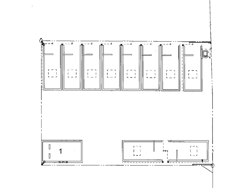 パークネット千葉栄町第4の駐車配置図