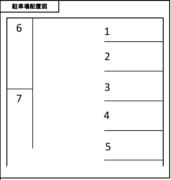 マサパーキングの駐車配置図