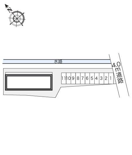 康庵(22501)の駐車配置図