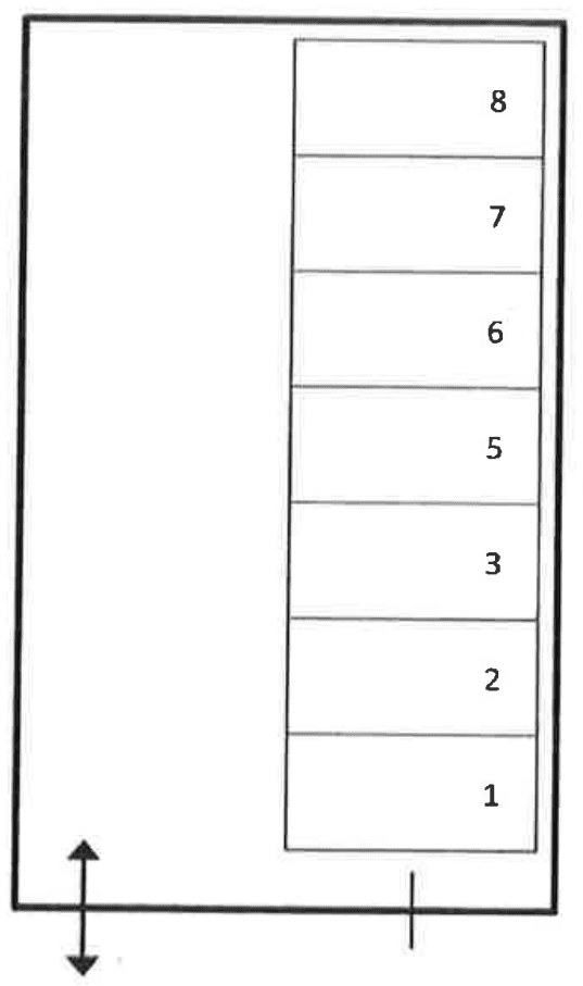ナリッシュ南Pの駐車配置図