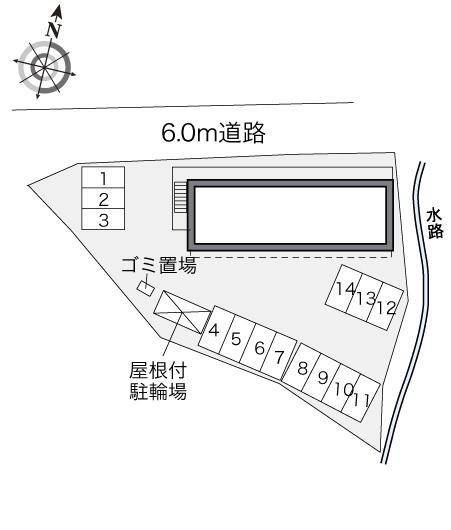 つくし(33801)の駐車配置図