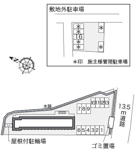 TKM(34194) 敷地外駐車場の駐車配置図