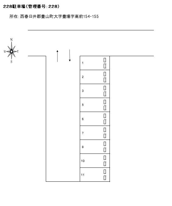 J-228の駐車配置図
