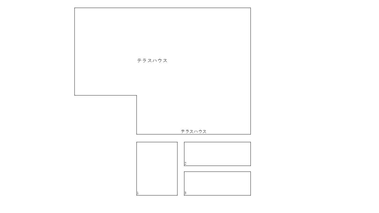 KSテラスハウス敷地内駐車場の駐車配置図