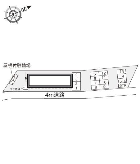 上髙地(15148)の駐車配置図