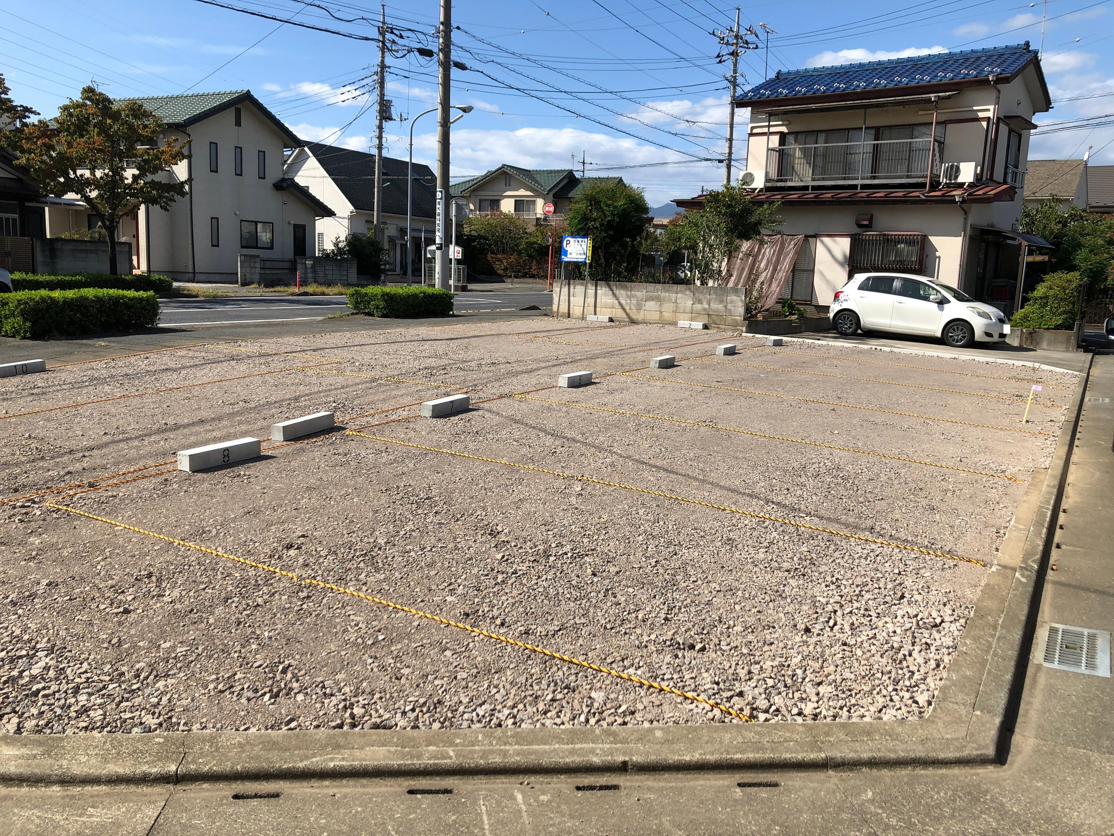 筑縄町八丁川原月極駐車場の外観・駐車場イメージ1枚目