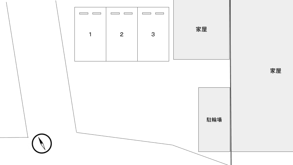 エレガンスの駐車配置図