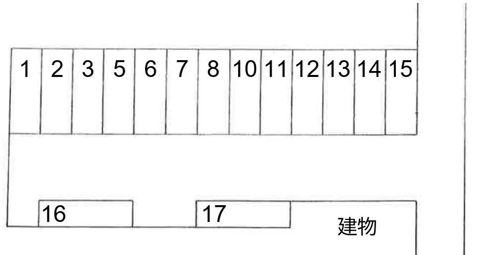 ISパーキングの駐車配置図