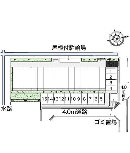 REN(43021)の駐車配置図