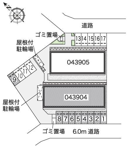 紫峰ヶ丘Ⅱ(43904)の駐車配置図