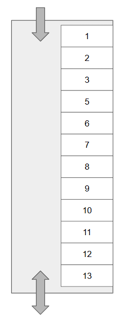 H駐車場の駐車配置図