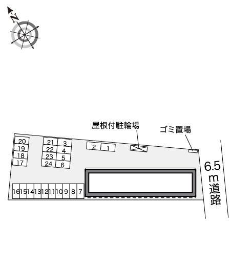 REN(41111)の駐車配置図