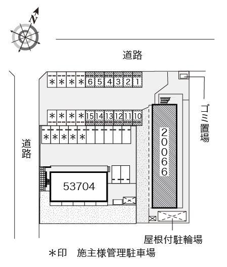 フロイデン(20066)の駐車配置図