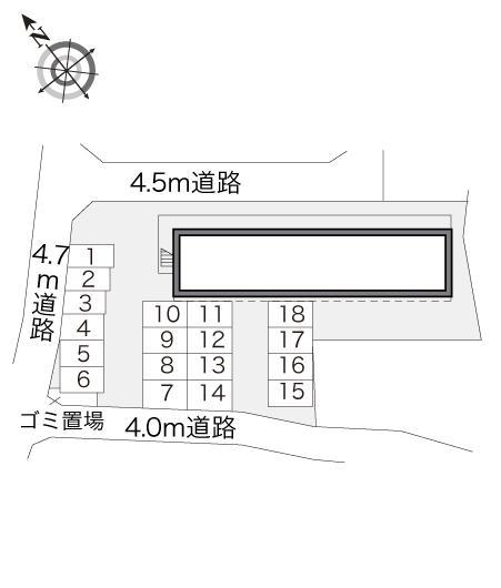 アフロディーテ(14878)の駐車配置図