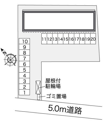 COA(35687)の駐車配置図