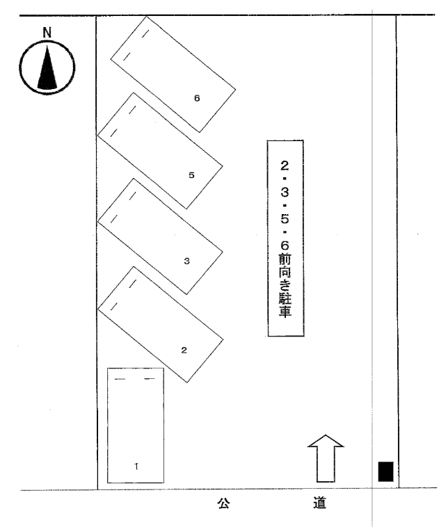 581の駐車配置図