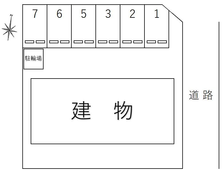 Avonleaの駐車配置図