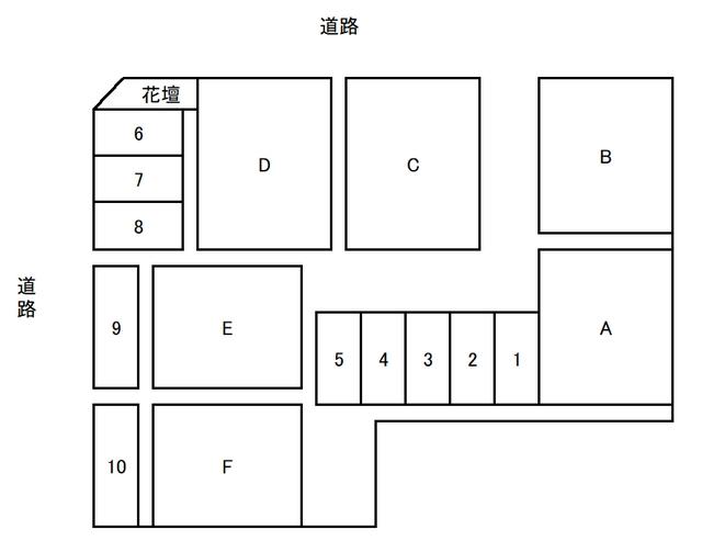 PD内野メゾネット駐車場の駐車配置図