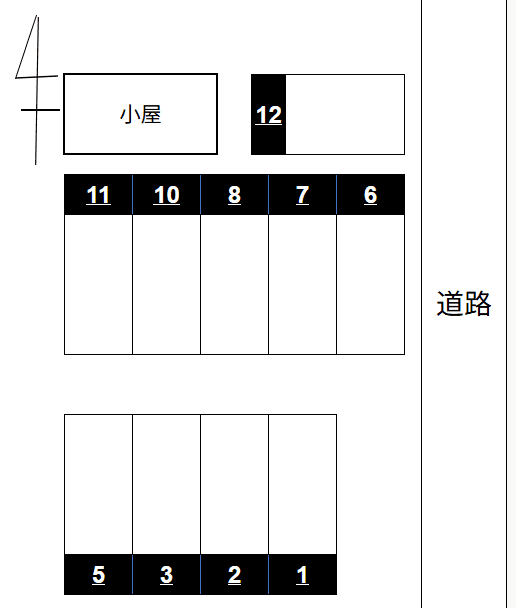 No.25の駐車配置図