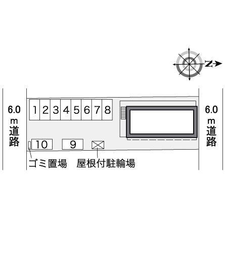 レインボーⅡ(37662)の駐車配置図