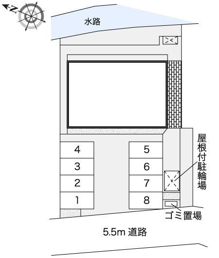 ムスクローズ(46517)の駐車配置図