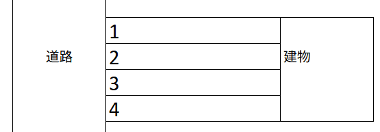 朝日2丁目第2駐車場の駐車配置図