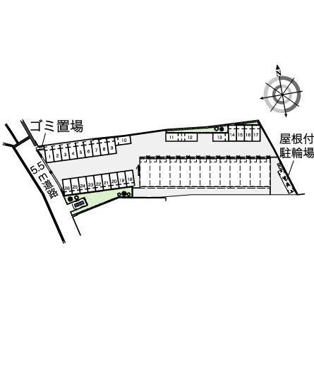 アン エトワール(42449)の駐車配置図