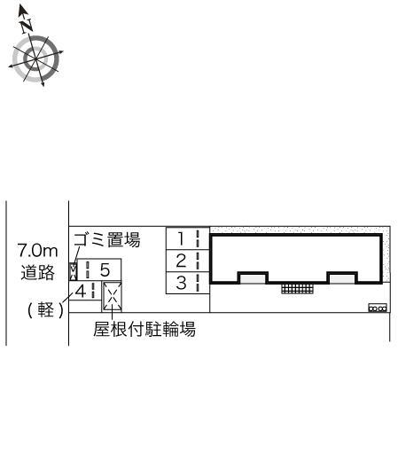 セントラル(45458)の駐車配置図